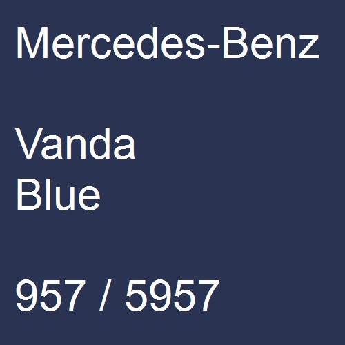 Mercedes-Benz, Vanda Blue, 957 / 5957.